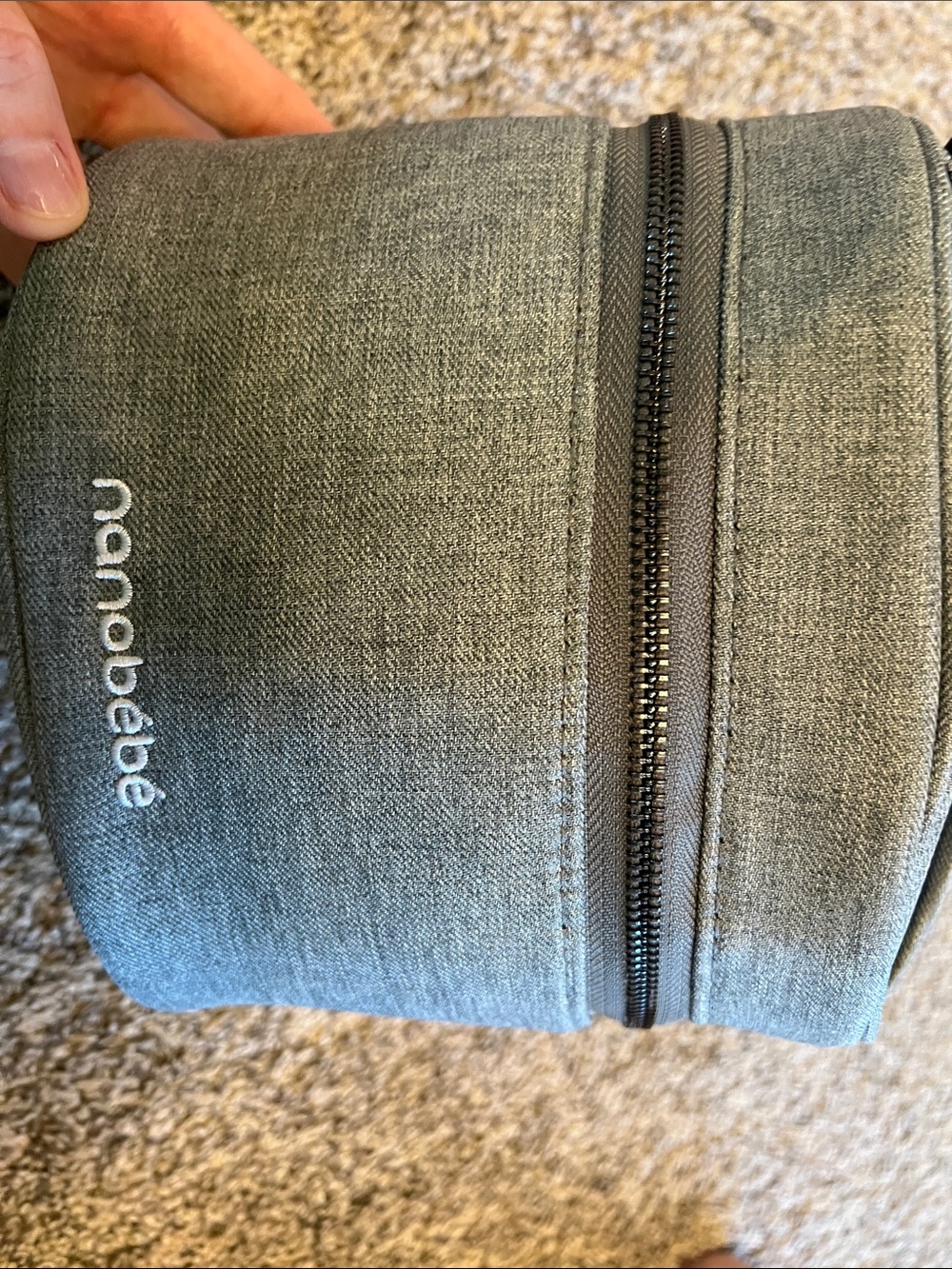 nounou bebe Grey Kids Toiletry & Bottle Organizer Bag
